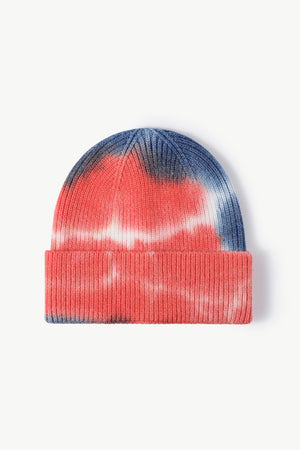 Tie-Dye Cuffed Knit Beanie